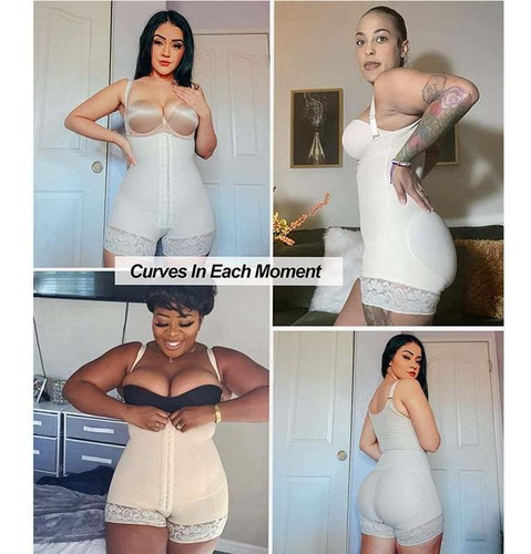 Body De Encaje Ajustable Con Control De Barriga