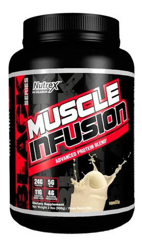 Proteina Nutrex Muscle Infusion 5 Libras 63 Servicios Sabor Vainilla