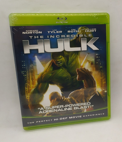 Blu Ray Hulk E Norton Dc Marvel Original