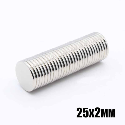 Imanes De Neodimio 25x2 / 25mm X 2mm (2 Unidades)