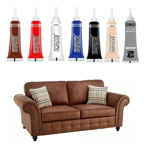 20ml Repara Restaura Cuero Sofa Timon Zapato Casaca Asiento