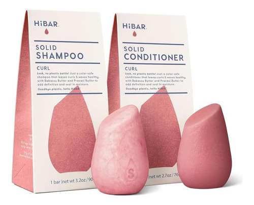 Hibar - Conjunto De Shampoo E Condicionador Curl - Para Cabe