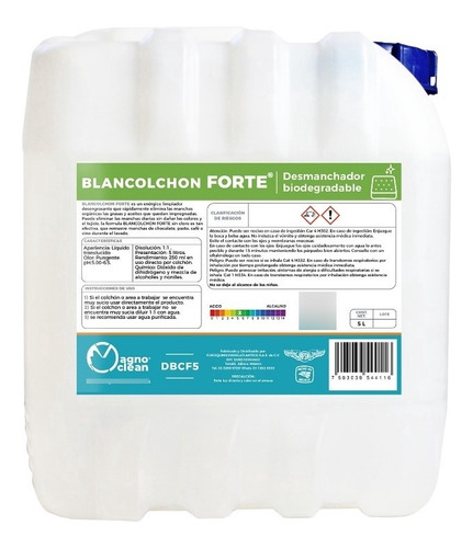 Desmanchador - Blancolchon Forte 5 L