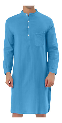 Camisa De Hombre En Z, Conjunto De Bata Musulmana, Bata Medi