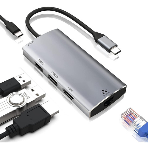 Adaptador Hub Usb C 3 Para Macbook Pro 3.0 Premium 4 En 1