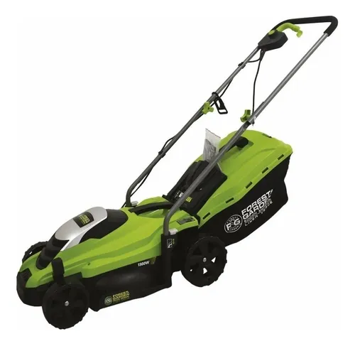 Cortadora de pasto eléctrica Forest & Garden CP 533 con bolsa recolectora de 1.3 kW y color verde