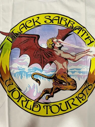 Black Sabbath 1978 World Tour Tシャツ M Camiseta Black Sabbath World Tour 1978 Tamanho M | MercadoLivre