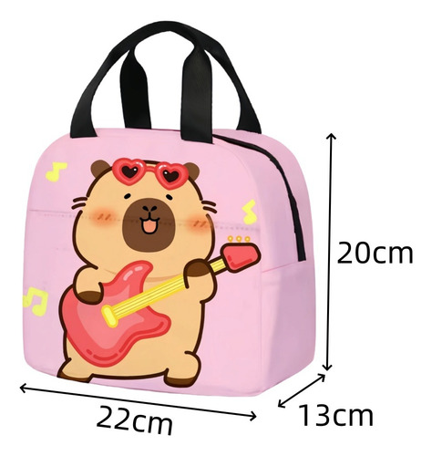 Bolsa De Almuerzo Aislante Para Capibara De Gran Capacidad,