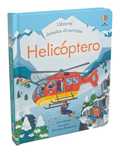 Helicóptero: Janelas Divertidas, De Bryan, Lara. Editora Usborne, Capa Dura Em Português