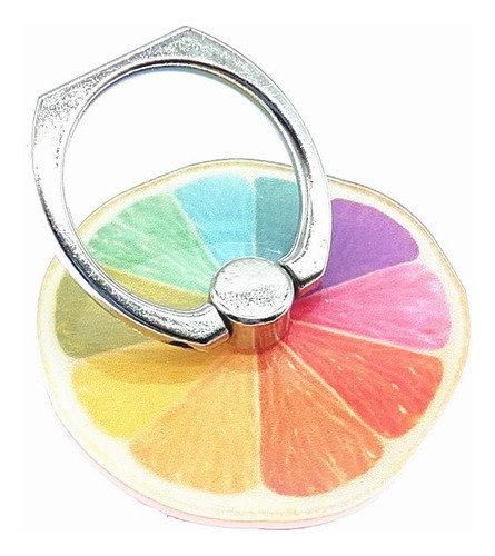 Crystal Flower Fruit Shape Ring Stent 360°rotation Finger