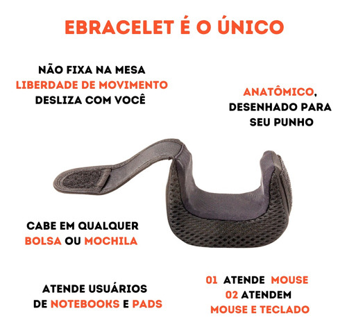 Caderno Lápis Caneta Mouse Notebook Use Com Apoio De Punho