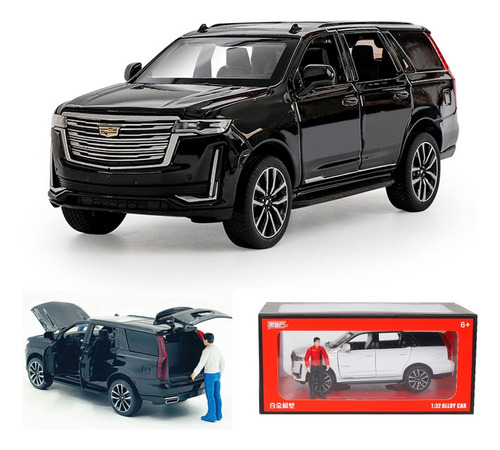 Cadillac Escalade Suv De Lujo Estirado Miniatura Metal Coche