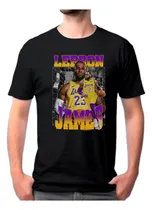Comprar Remera Estampada Dtf Nba Lebron James - Algodón