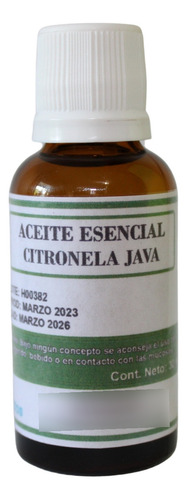 Aceite Esencial Citronela Java 30 Ml