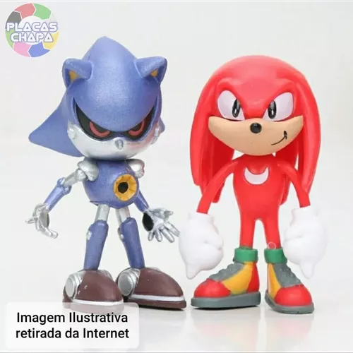 Kit 6 Bonecos - Sonic e sua turma