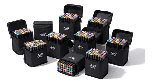 Kit 20 Pacotes Canetas Marcador Permanente 36 Cores Multicores