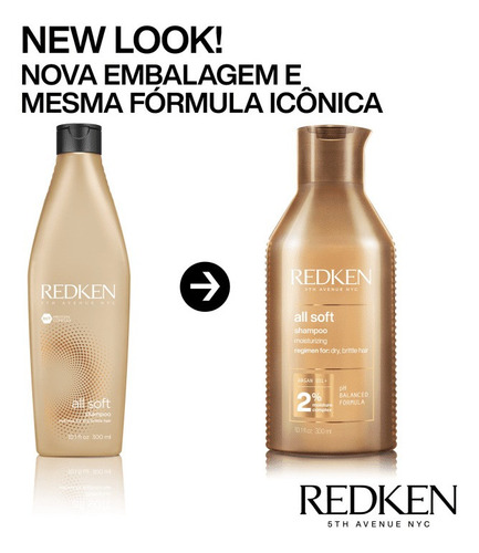 Shampoo Redken All Soft 300ml