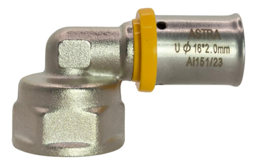 Joelho Pex 90 Femea Para Gas 1/2 X 16 Mm Kit Com 30 Pcs