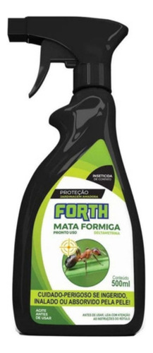 Inseticida Forth Mata Formiga Pronto Uso 500ml Para Hortas