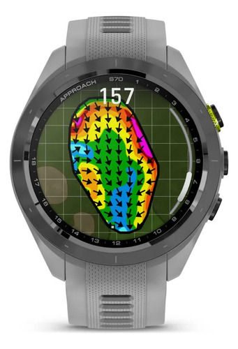 Reloj Gps Garmin Approach S70 42mm Color De La Caja Gris Color Del Bisel Negro