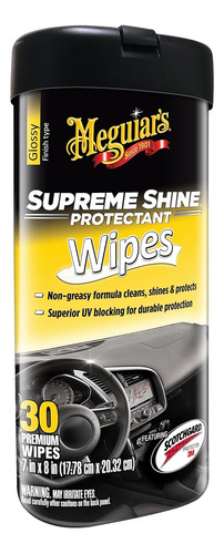 Meguiar&#39;s G4000 25 Toallitas Supreme Shine Protecta...