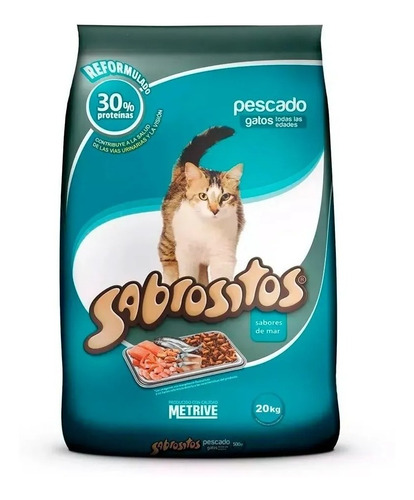 Sabrositos Gato Pescado X 10 Kg Envío Gratis Caba