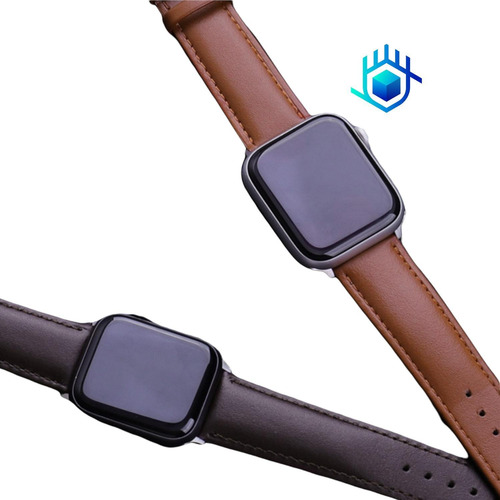 Imagen 6 de 10 de Correa Extensible Piel+mica Para Apple Watch Elegante Luxury