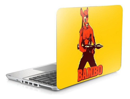 Skin Adesivo Protetor Para Notebook 17 Bambo Bambi Rambo B2