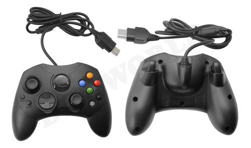 Control Xbox Clasico Alambrico Consola Xbox 2 Ranuras