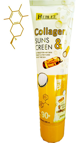 Bloqueador Solar 90+ Con Colágeno Y Baba De Caracol 100ml