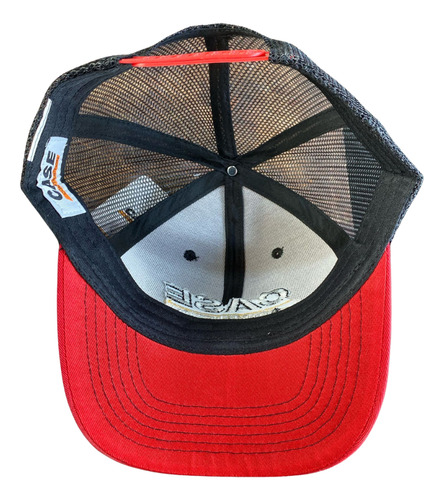 Gorra Estilo Case Construction Rojo Malla Ajustable Cs005 Rojo Único