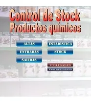 Comprar Gestión Control Inventarios Productos Quimicos Stock Excel