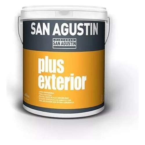 Latex Plus Exterior 4lts San Agustín Amarillo