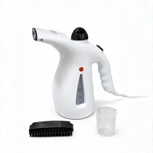 Passadeira A Vapor Portátil Para Roupas Vaporizador ​Branco Com Preto 127v