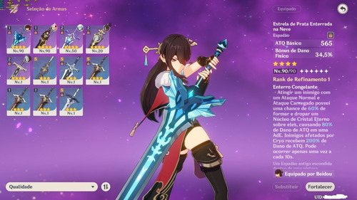 Genshin Impact Conta Excelente Rank 54