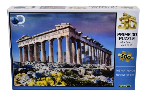 Rompecabezas Discovery - Puzzle 3d The Parthenon 500 Piezas