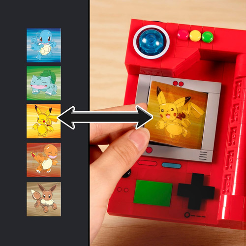 Juego De Juguetes De Construcción Mega Pokémon, Pokédex D...