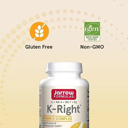 Jarrow Formulas K-right - Complejo De Vitamina K (k1, Mk-4,