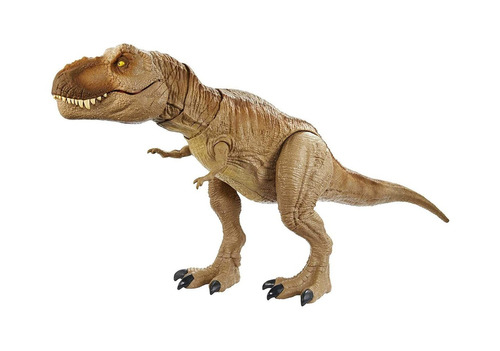 Imagen 1 de 4 de Figura de acción Jurassic World: Mundo Jurásico Tiranosaurio Rex Camp Cretaceous GJT60 de Mattel Epic Roarin'