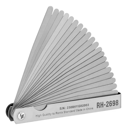 Juego De Galgas Espesores 20 Hojas Ronix Profesional Sondas