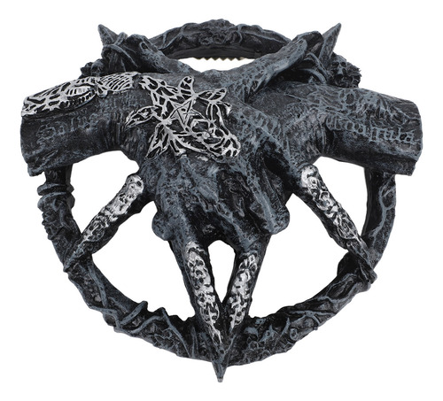 Escultura De Mano De Diablo En Resina, Horrible, Exquisita Y