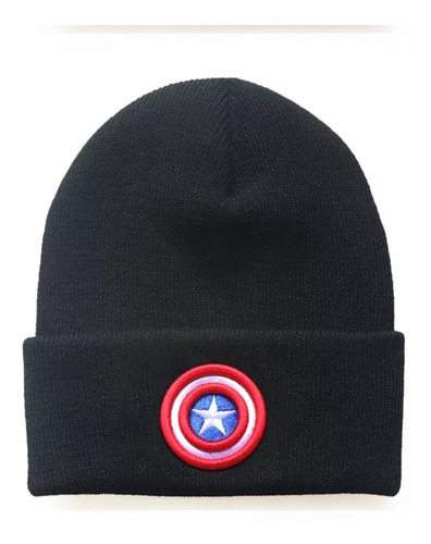 Gorro Capitán América Bordado Superhéroe Regalo Adulto