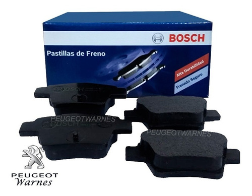 Juego Pastillas Freno Traseras Bosch Peugeot 207 Cc 1.6 Thp