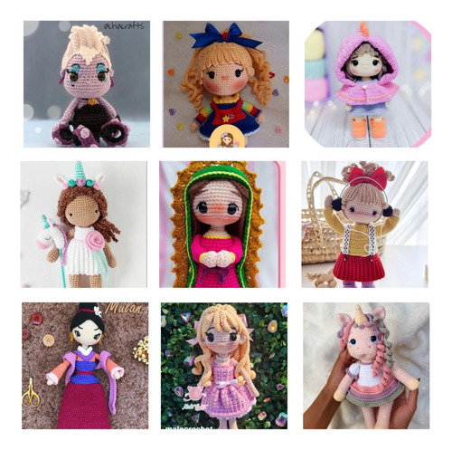 100 Patrones Guia Muñecas Amigurumis Tejidas A Crochet 2