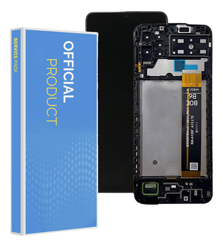 Tela Frontal Para Galaxy A13 4g / M13 Display + Oled Com Aro