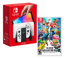 Comprar Consola Nintendo Switch Oled Blanco + Super Smash Bros