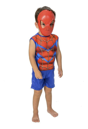 Fantasia Infantil Homem Aranha Brinquedo Master Toys