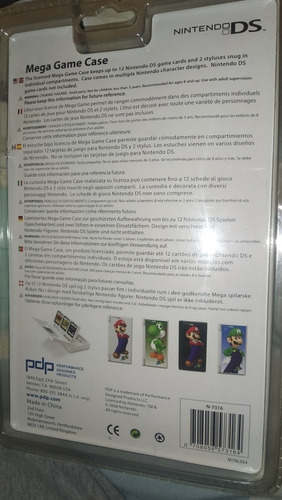 Estuche Protector Pdp Juegos Nintendo Ds Lite, Dsi O Dsi Xl