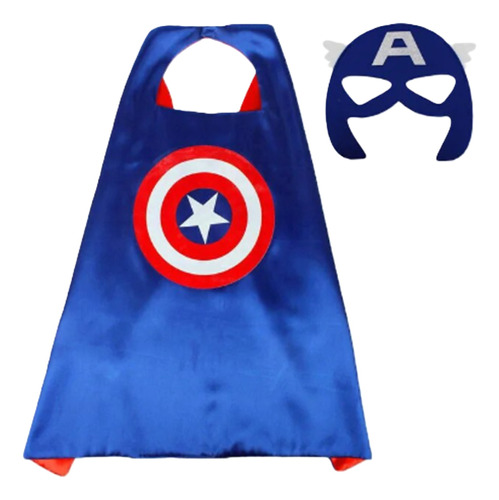 Disfraz Capa De Súper Héroe - Capitán América