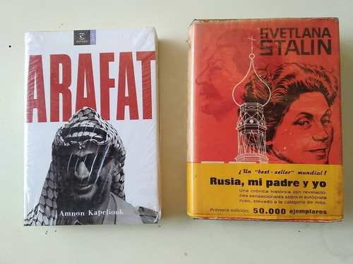 Par De Libros Svetlana Stalin Rusia, Mi Padre Y Yo + Arafat